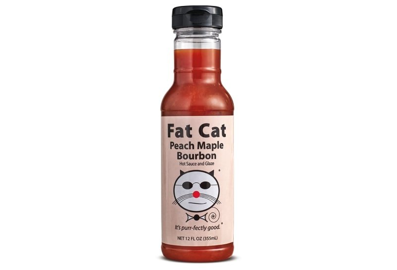 Firehouse Fat Cat Peach Maple Bourbon Hot Sauce and Glaze